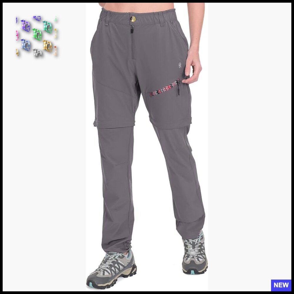 Lightweight Convertible Hiking Pants Quick Dry Upf 50 Stretch Cargo Style